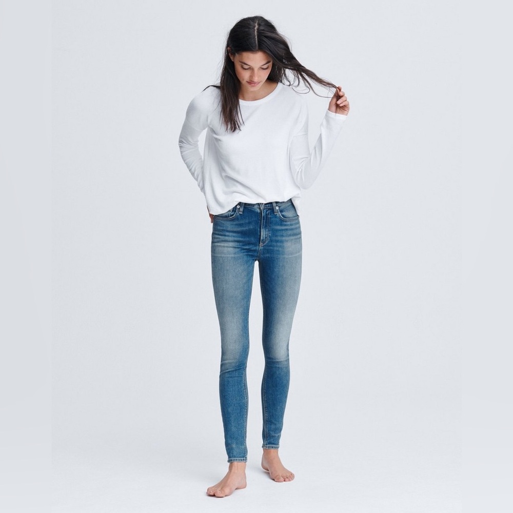 Rag & Bone Nina Light Indigo Skinny Jeans